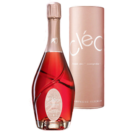 Champagne Esterlin Cléo Rosé de Saignée NV - 75cl - Gift-Pack